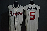 Braves 5 Freddie Freeman White Nike Cool Base Sleeveless Jersey